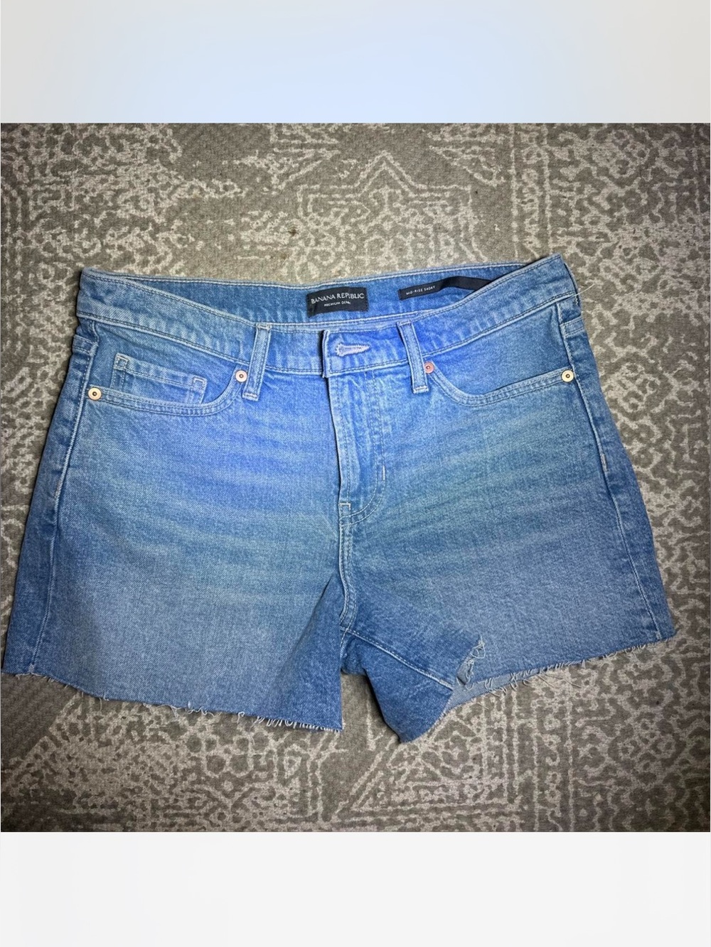 Banana Republic Women's Blue Denim Cutoff Shorts